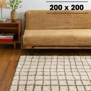 ジャーナルスタンダード(JOURNAL STANDARD)のジャーナルスタンダードファニチャー　 グリッド ラグ 200✖️200(ラグ)
