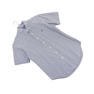 ラルフローレン(Ralph Lauren)のRalph Lauren ラルフローレン ギンガムチェック ボタンダウン シャツ sizeM/白ｘ黒 ■◆ メンズ(シャツ)