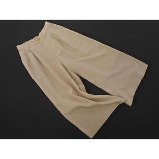マッキントッシュフィロソフィー(MACKINTOSH PHILOSOPHY)のMACKINTOSH PHILOSOPHY マッキントッシュフィロソフィー タック ワイド パンツ size36/ベージュ ■■ レディース(その他)