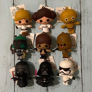 スター・ウォーズ ラバーマスコット キーホルダー 9種セット