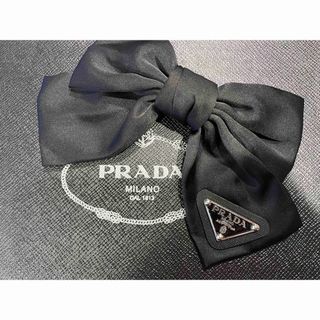プラダ(PRADA)のプラダ　サテンリボンバレッタ(ヘアピン)