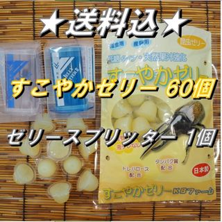 ゼリースプリッター1個　すこやかゼリー60個(虫類)
