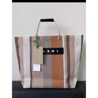 【新品】ストライプトートバッグ(トートバッグ)