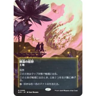 【FOIL/ボーダーレス版】マジックザギャザリング EOS JP 0068 睡蓮の原野 (日本語版 神話レア) 久遠の終端 (MTG)(シングルカード)