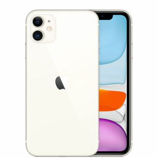 アップル(Apple)のiPhone11 128GB ホワイト SIMフリー 本体 スマホ iPhone 11 アイフォン アップル apple  【送料無料】 ip11mtm1059(スマートフォン本体)