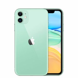 アップル(Apple)のiPhone11 128GB グリーン SIMフリー 本体 スマホ iPhone 11 アイフォン アップル apple  【送料無料】 ip11mtm1069(スマートフォン本体)