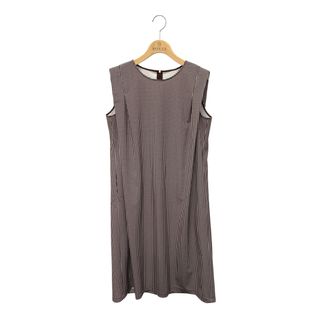 フォクシーニューヨーク(FOXEY NEW YORK)のフォクシーニューヨーク Dress Sonata 44442 ワンピース 40 ブラウン ソナタ 千鳥格子 ITIYNV5LLXJR(ひざ丈ワンピース)