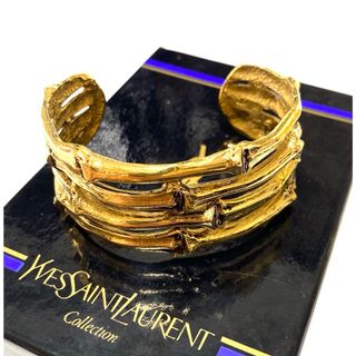 イヴサンローラン(Yves Saint Laurent)のysl vintage バンブーバングル　ブレスレット　アンティーク(ブレスレット/バングル)