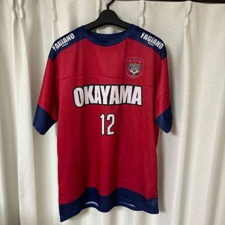 ファジアーノ岡山 ユニフォーム風Tシャツ 12番 スポーツ サッカー J1 