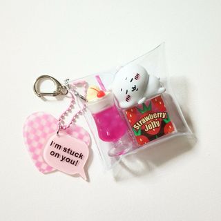 ちいかわ - ちいかわ　ガチャ詰めポーチ　チロルチョコちゅるぷか　クリームソーダ