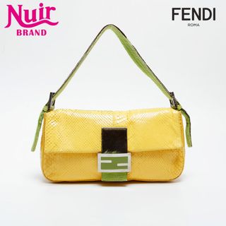 フェンディ(FENDI)のフェンディ FENDI パイソン マンマバケット ショルダーバッグ(ショルダーバッグ)