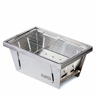 KVASS バーベキューコンロ コンパクト 焚き火台 キャンプ用品 卓上コンロ 