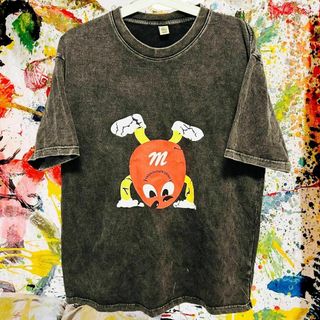 M＆M チョコレート リプリント Tシャツ 半袖 メンズ 新品 個性的(Tシャツ/カットソー(半袖/袖なし))