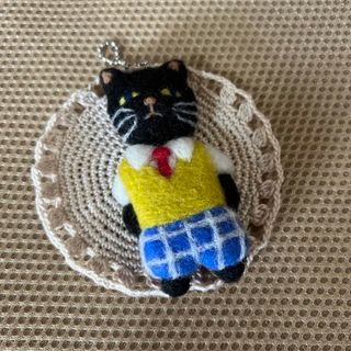 黒猫さん　SALE価格❣️ストラップ　猫　壁飾り