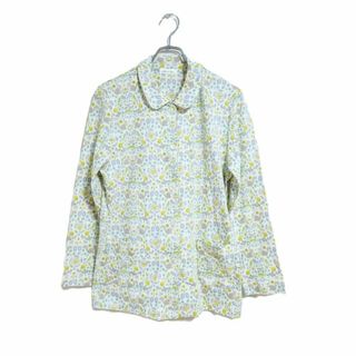 Amour1886 × 点と線模様製作所 パジャマ 花柄シャツ L 上品(パジャマ)