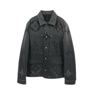 ルイヴィトン(LOUIS VUITTON)のLOUIS VUITTON ルイ・ヴィトン デニムジャケット モノグラムマクロプリント デニムブルゾン(ブルゾン)