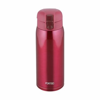 和平フレイズ 水筒 マグボトル 600ml レッド ワンタッチ栓 真空断熱ボトル