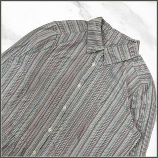 シャツ 長袖 リネン 涼 ボヘミアン フェミニン vintage アーカイブ(シャツ/ブラウス(長袖/七分))