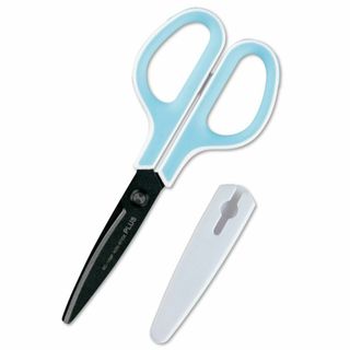 【人気商品】プラス はさみ フィットカットカーブ フッ素コート 低反発グリップ (その他)