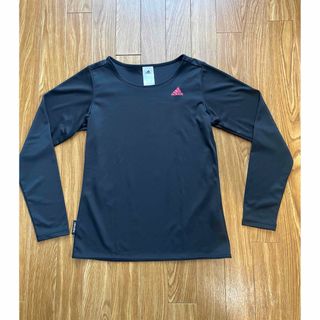アディダス(adidas)の【新品未使用】adidas アディダス 長袖 Tシャツ  ブラック レディースM(ウェア)