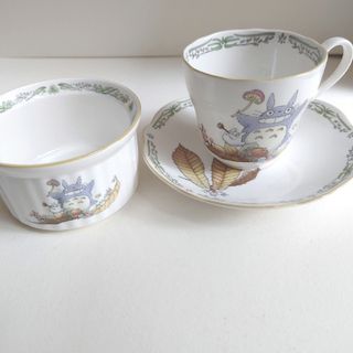 ノリタケ(Noritake)の【未使用】となりのトトロ　カップ・ソーサーとココット(グラス/カップ)