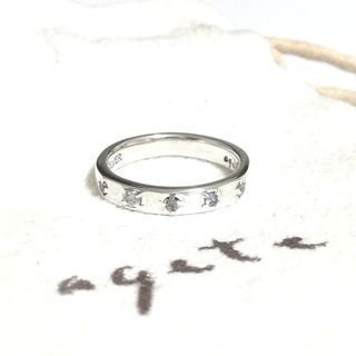アガット(agete)の【美品】アガットagete シルバーピンキーリング 3号(リング(指輪))