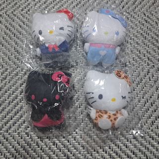 ハローキティ(ハローキティ)のぎゃる　ハローキティ　ぬいぐるみ　ボールチェーン2　ガチャ　セット(キャラクターグッズ)