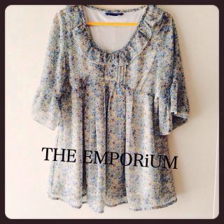 ジエンポリアム(THE EMPORIUM)の小花柄＊シフォンブラウス(シャツ/ブラウス(長袖/七分))