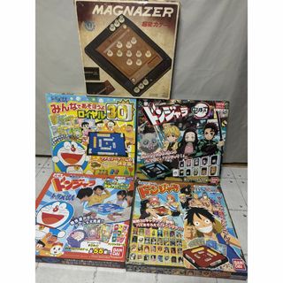 バンダイ(BANDAI)の美品 まとめ売り　ドンジャラ 5点セット 鬼滅の刃 ワンピース ドラえもん(その他)