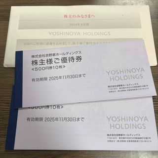 吉野家株主優待券　ミニ袋(その他)