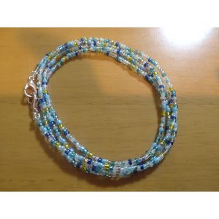 ハンドメイド ビーズ5wayネックレス マスクチェーン メガネチェーンNo140