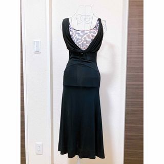 ジャストカヴァリ(Just Cavalli)のタグ付　JUST CAVALLI ジャストカヴァリ　ドレープジャージードレス(ロングワンピース/マキシワンピース)