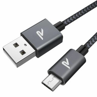 【新着商品】【2M/黒】マイクロ usb ケーブル Rampow Micro U(PC周辺機器)