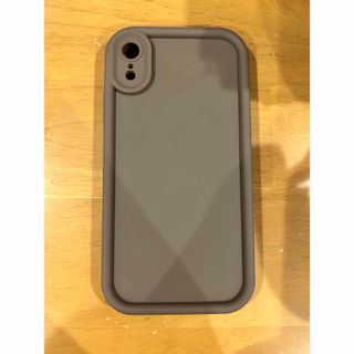 ブラウン　iPhone XR向けケース　シンプル(iPhoneケース)