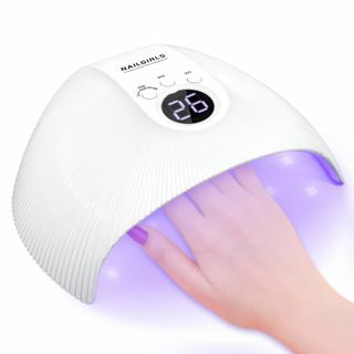 LED & UV ネイルライト 75W NAILGIRLS ジェルネイル用ライト(ネイルケア)