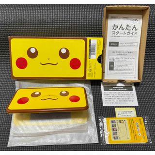 任天堂 Newニンテンドー2DS LL ピカチュウ　箱付き　起動確認済み　美品