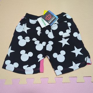 ベビードール(BABYDOLL)の新品‼️BABYDOLL ミッキーマウス ハーフパンツ 90 ディズニー ピンク(パンツ/スパッツ)