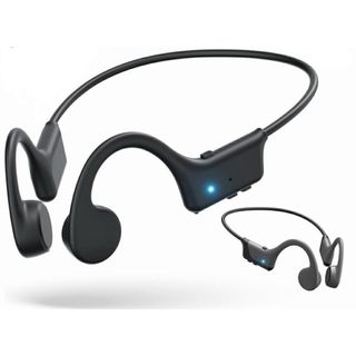 【美品】骨伝導ワイヤレスイヤホン 耳掛け式Type-C急速充電 8時間連続使用可(ヘッドフォン/イヤフォン)