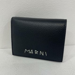 【尾張小牧店】 中古 MARNI | マルニ 二つ折り財布 PFMI0098U0 ブラック 【124】【専】
