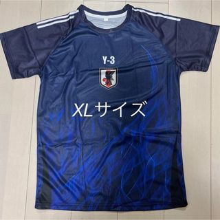 日本　ジャージ ネイビー サッカー　ブルー　2024 XL