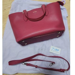 ポールスミス(Paul Smith)の新品未使用　Paul Smith　牛革バッグ　ピンク(ショルダーバッグ)
