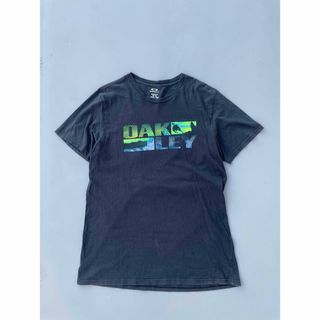 オークリーTシャツ00s y2kオールドサーフ　90sセンターロゴグラフィック