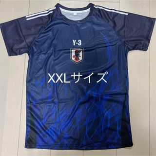 日本　ネイビー　サッカー　シャツ　ブルー　ユニフォーム