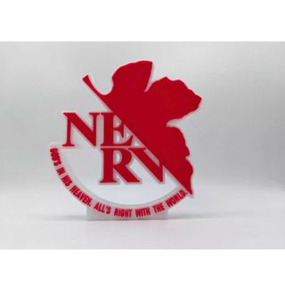 NERV ネルフ　タイトルロゴフィギュア