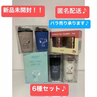 スヌーピー　ステンレスタンブラー&ランチポット　6種セット