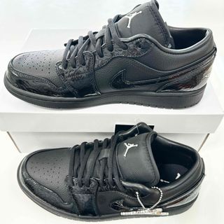 ジョーダン(Jordan Brand（NIKE）)の新品　ナイキ　エアジョーダン1 LOW SE レザー　エナメル　クロコ　27cm(スニーカー)