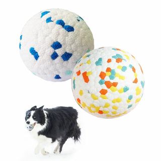 【特価セール】犬おもちゃ 2個入り 犬用ボール 犬噛むおもちゃ、耐久性、安全な非(犬)