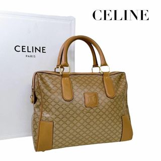 セリーヌ(CELINE)の希少　セリーヌ　ミニボストンバッグ　マカダム　トリオンフ　PVC　　4443(ハンドバッグ)