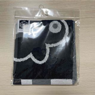 ミャクミャク　ウォッシュタオル　黒　大阪万博　関西万博(タオル/バス用品)