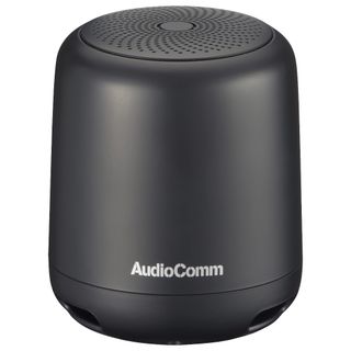 【特価セール】オーム電機 AudioComm ワイヤレスラウンドスピーカー ブラ(スピーカー)